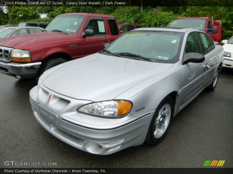 Galaxy Silver Metallic / Dark Pewter 2004 Pontiac Grand Am GT Sedan