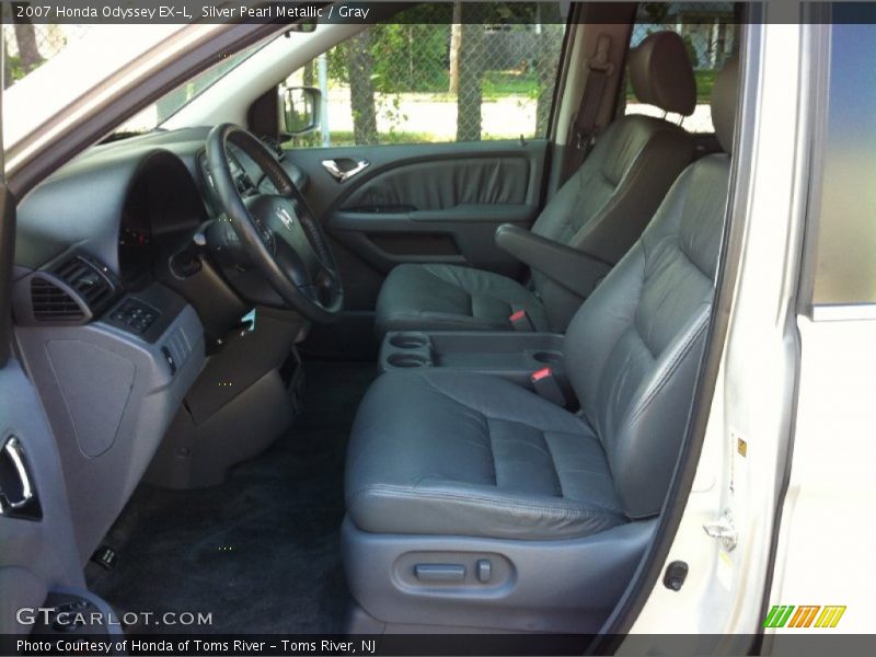 Silver Pearl Metallic / Gray 2007 Honda Odyssey EX-L