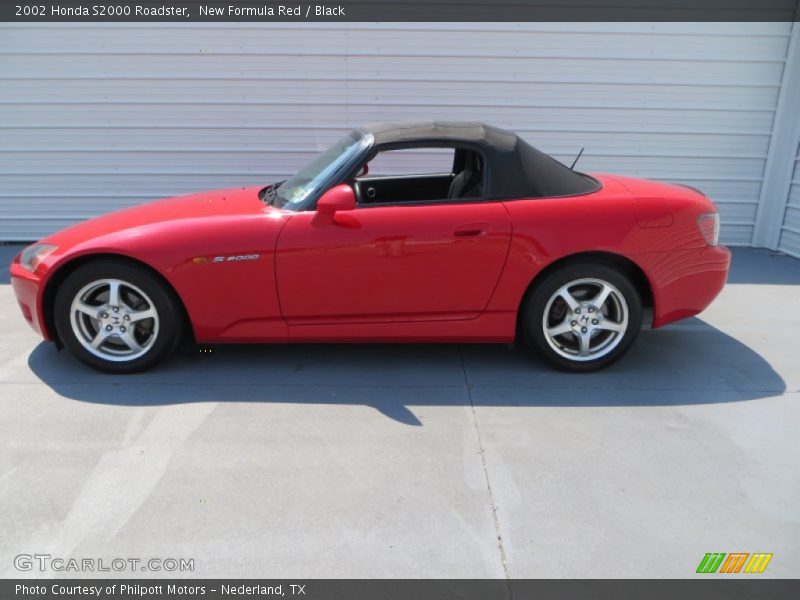 New Formula Red / Black 2002 Honda S2000 Roadster
