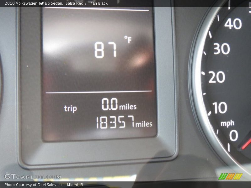 Salsa Red / Titan Black 2010 Volkswagen Jetta S Sedan