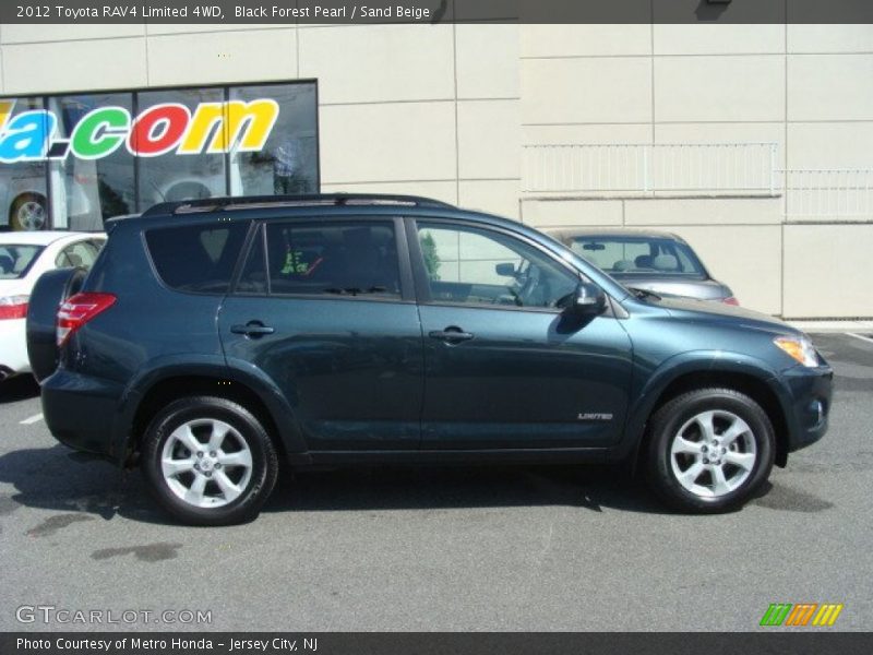 Black Forest Pearl / Sand Beige 2012 Toyota RAV4 Limited 4WD