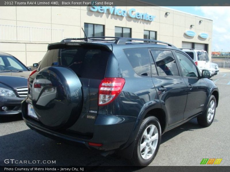 Black Forest Pearl / Sand Beige 2012 Toyota RAV4 Limited 4WD