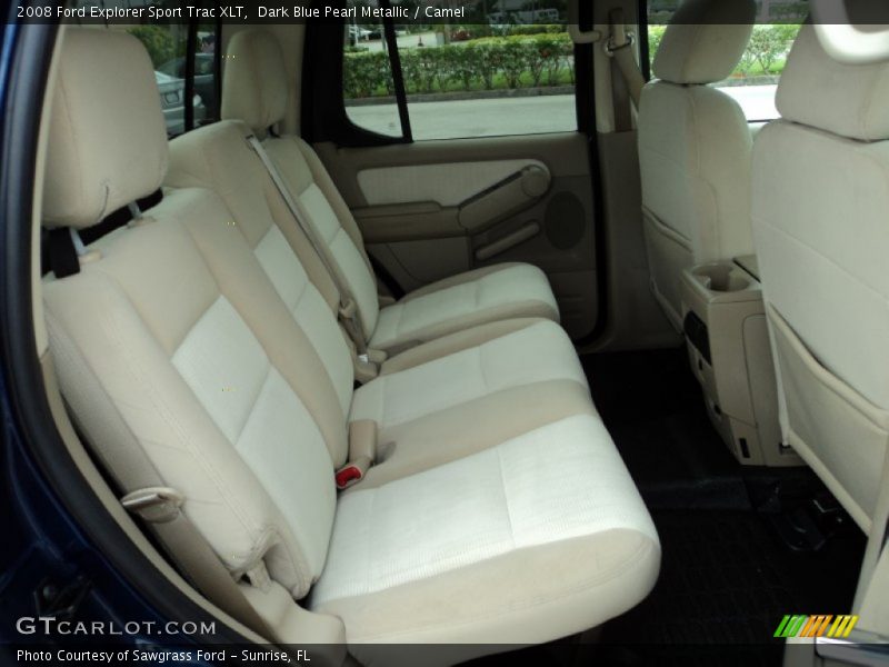 Dark Blue Pearl Metallic / Camel 2008 Ford Explorer Sport Trac XLT
