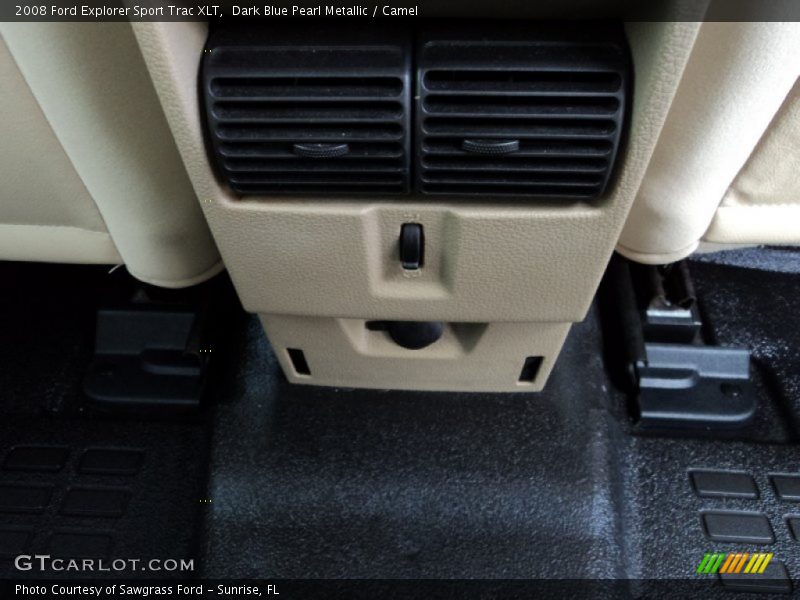 Dark Blue Pearl Metallic / Camel 2008 Ford Explorer Sport Trac XLT