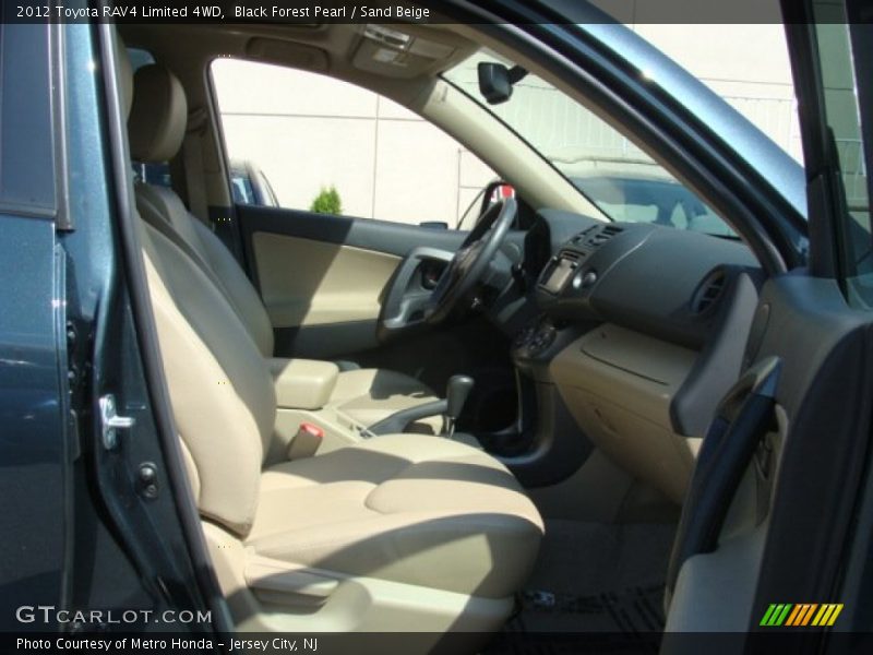 Black Forest Pearl / Sand Beige 2012 Toyota RAV4 Limited 4WD