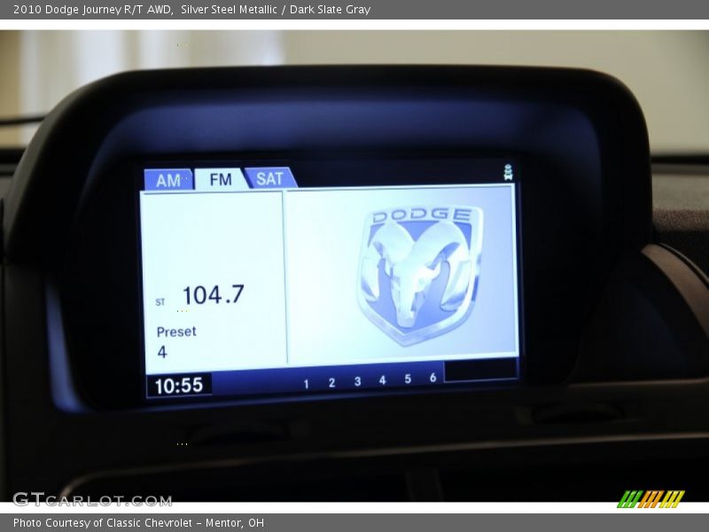 Silver Steel Metallic / Dark Slate Gray 2010 Dodge Journey R/T AWD