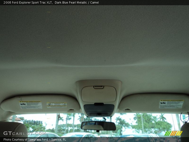 Dark Blue Pearl Metallic / Camel 2008 Ford Explorer Sport Trac XLT