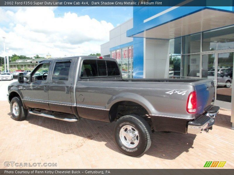 Dark Shadow Grey Metallic / Medium Flint 2002 Ford F350 Super Duty Lariat Crew Cab 4x4