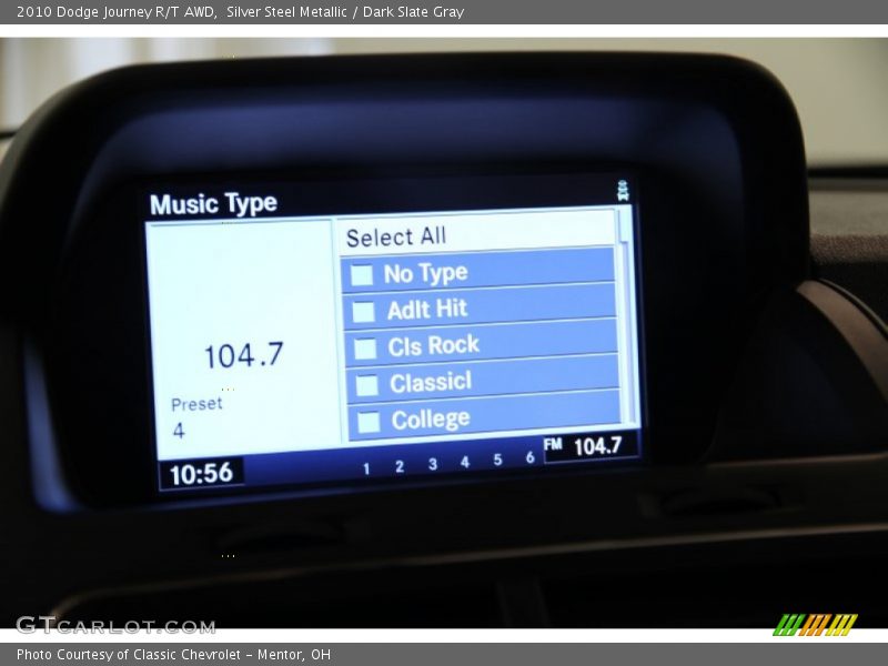 Silver Steel Metallic / Dark Slate Gray 2010 Dodge Journey R/T AWD