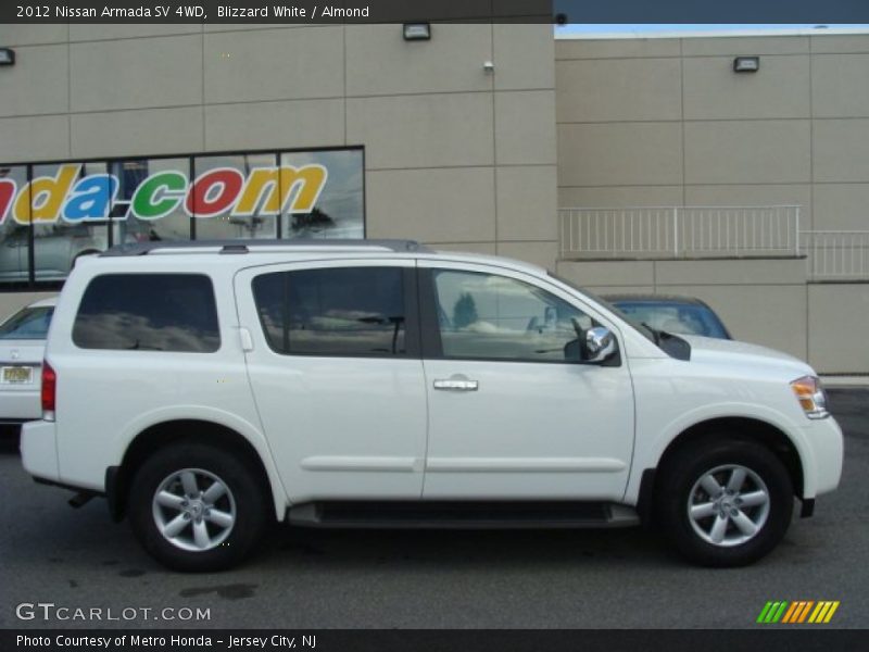 Blizzard White / Almond 2012 Nissan Armada SV 4WD