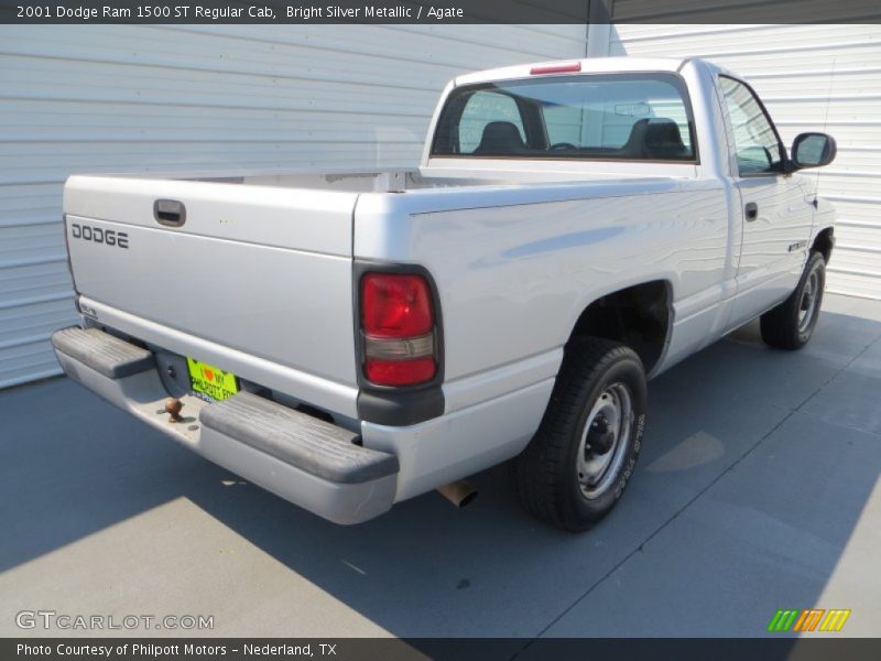 Bright Silver Metallic / Agate 2001 Dodge Ram 1500 ST Regular Cab