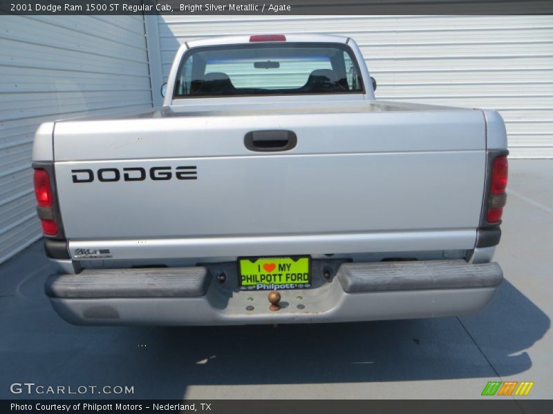 Bright Silver Metallic / Agate 2001 Dodge Ram 1500 ST Regular Cab