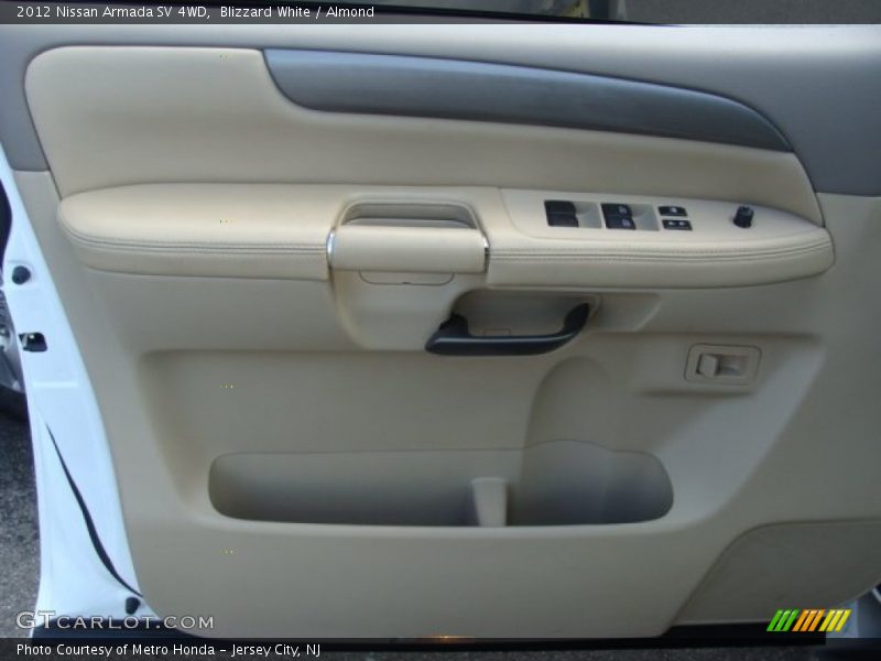 Blizzard White / Almond 2012 Nissan Armada SV 4WD