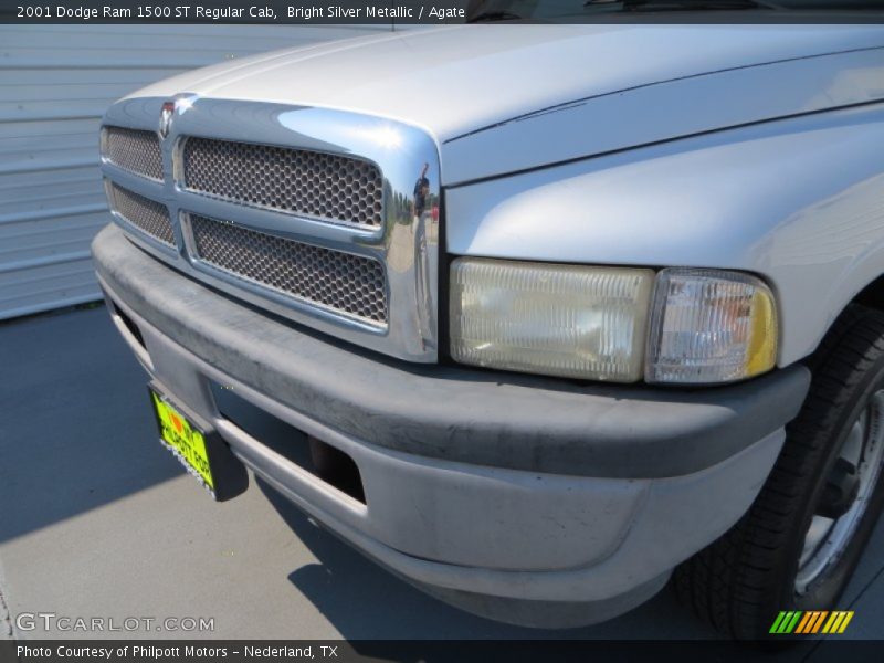Bright Silver Metallic / Agate 2001 Dodge Ram 1500 ST Regular Cab