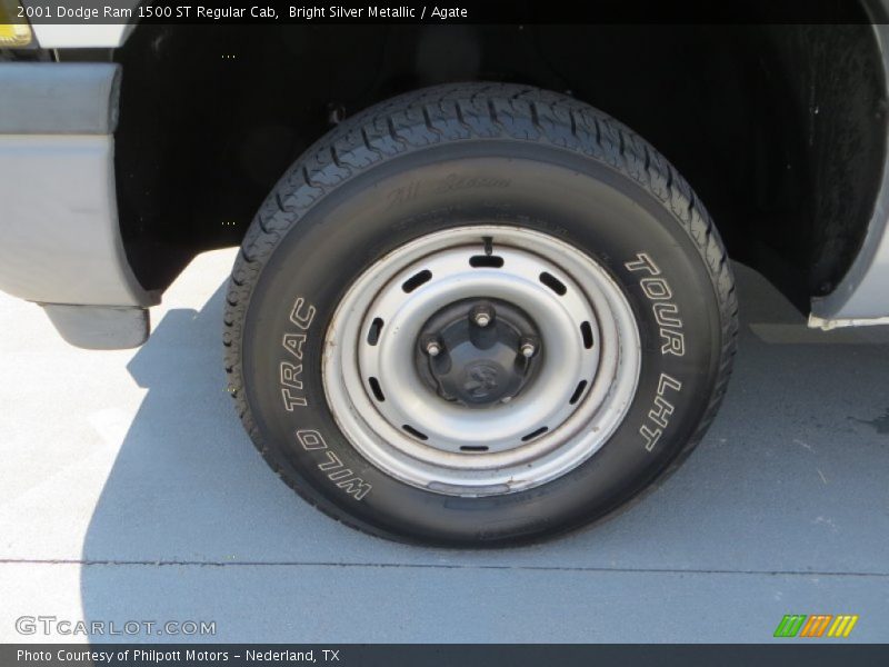 Bright Silver Metallic / Agate 2001 Dodge Ram 1500 ST Regular Cab