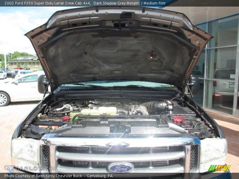Dark Shadow Grey Metallic / Medium Flint 2002 Ford F350 Super Duty Lariat Crew Cab 4x4