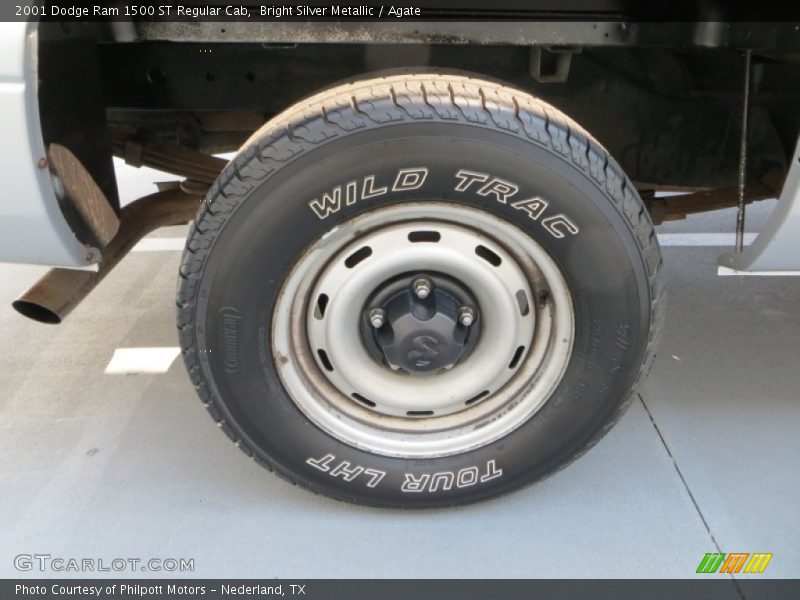 Bright Silver Metallic / Agate 2001 Dodge Ram 1500 ST Regular Cab