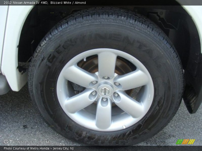 Blizzard White / Almond 2012 Nissan Armada SV 4WD