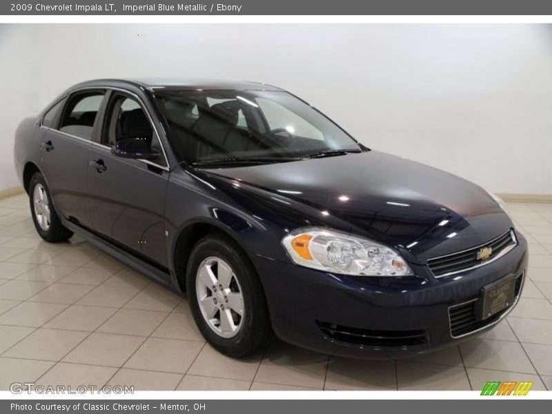 Imperial Blue Metallic / Ebony 2009 Chevrolet Impala LT