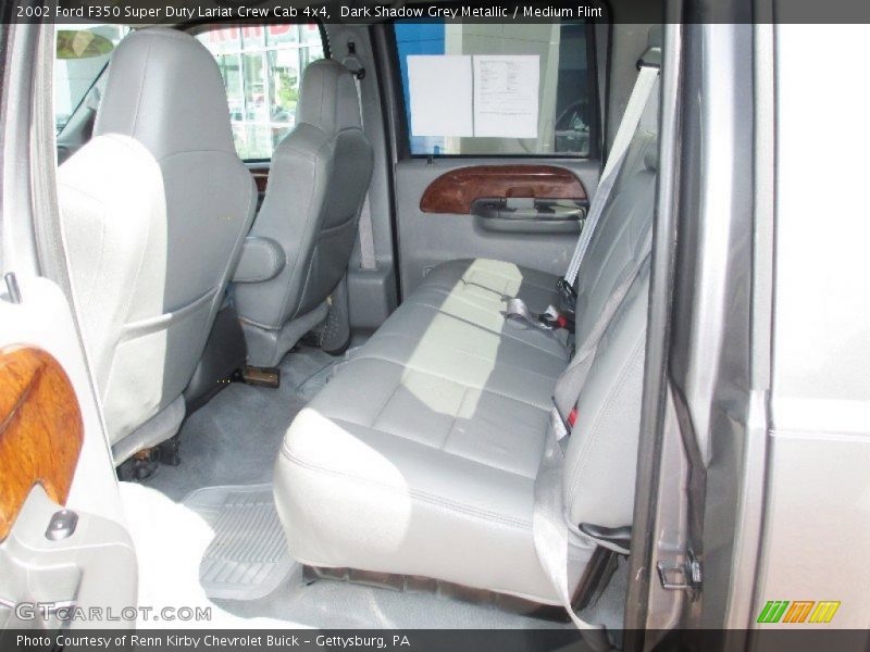 Dark Shadow Grey Metallic / Medium Flint 2002 Ford F350 Super Duty Lariat Crew Cab 4x4
