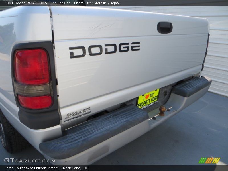 Bright Silver Metallic / Agate 2001 Dodge Ram 1500 ST Regular Cab