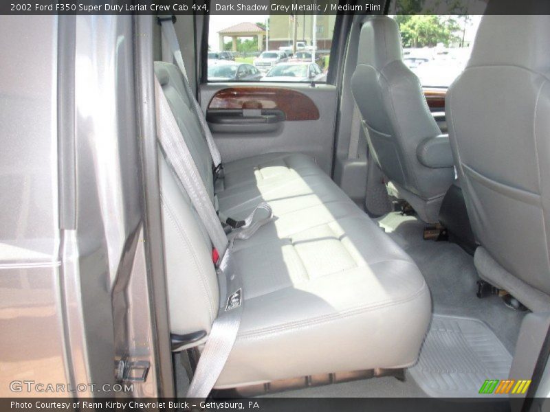 Dark Shadow Grey Metallic / Medium Flint 2002 Ford F350 Super Duty Lariat Crew Cab 4x4