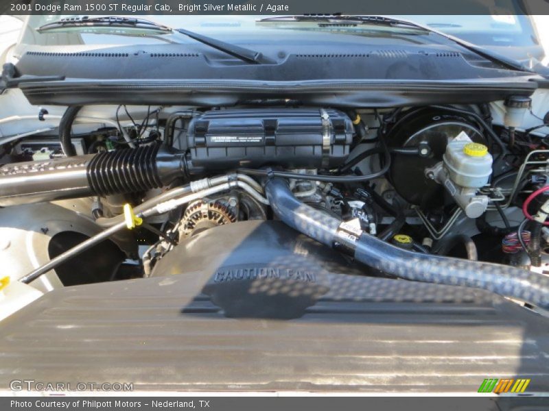 Bright Silver Metallic / Agate 2001 Dodge Ram 1500 ST Regular Cab