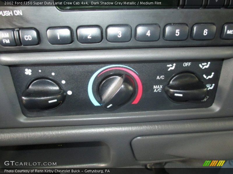 Dark Shadow Grey Metallic / Medium Flint 2002 Ford F350 Super Duty Lariat Crew Cab 4x4