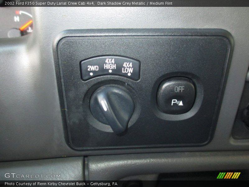 Dark Shadow Grey Metallic / Medium Flint 2002 Ford F350 Super Duty Lariat Crew Cab 4x4