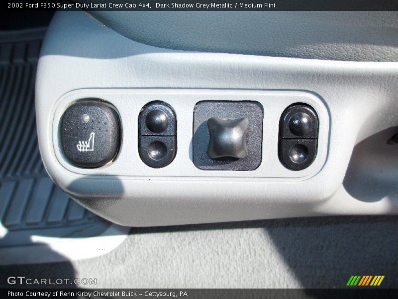 Dark Shadow Grey Metallic / Medium Flint 2002 Ford F350 Super Duty Lariat Crew Cab 4x4