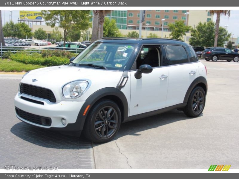 Light White / Carbon Black 2011 Mini Cooper S Countryman All4 AWD