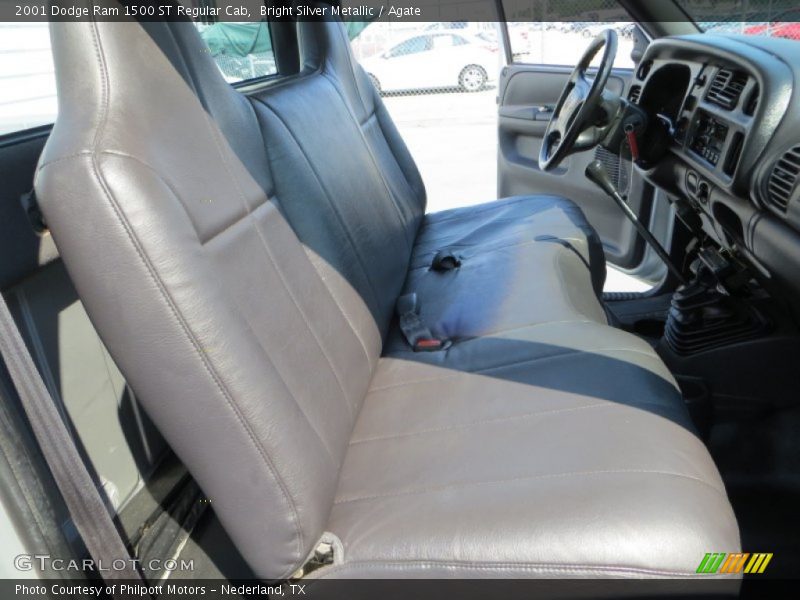 Bright Silver Metallic / Agate 2001 Dodge Ram 1500 ST Regular Cab
