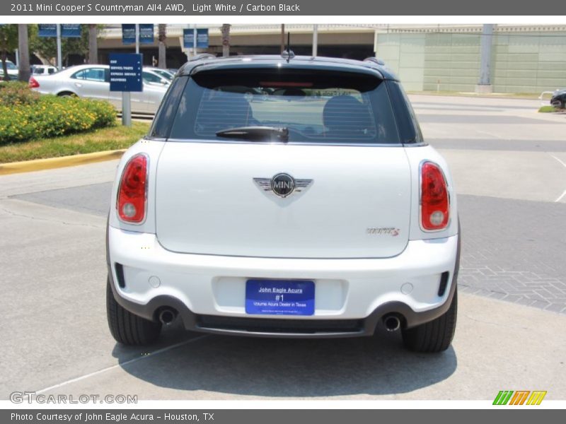 Light White / Carbon Black 2011 Mini Cooper S Countryman All4 AWD