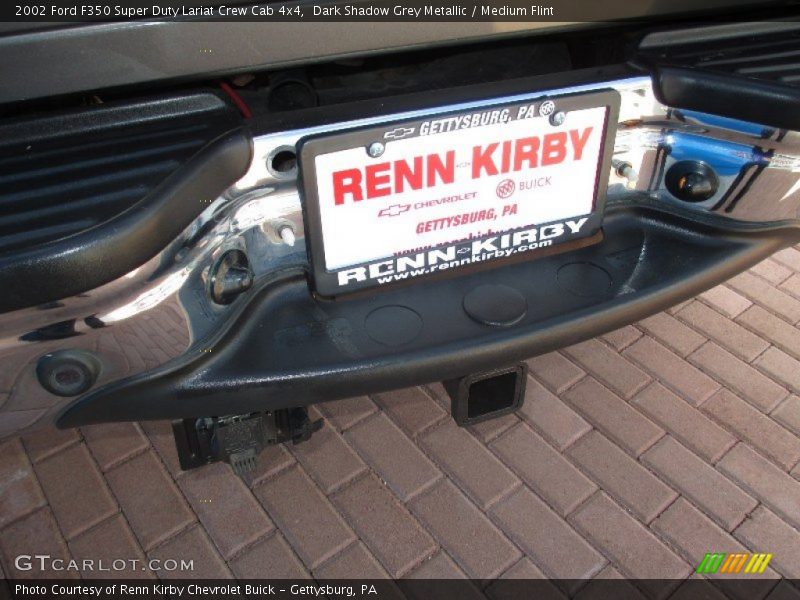 Dark Shadow Grey Metallic / Medium Flint 2002 Ford F350 Super Duty Lariat Crew Cab 4x4