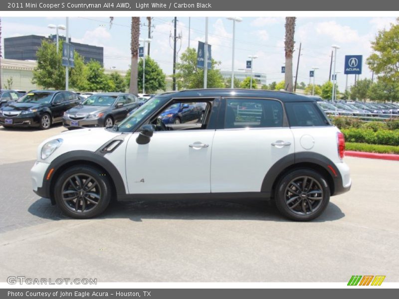 Light White / Carbon Black 2011 Mini Cooper S Countryman All4 AWD