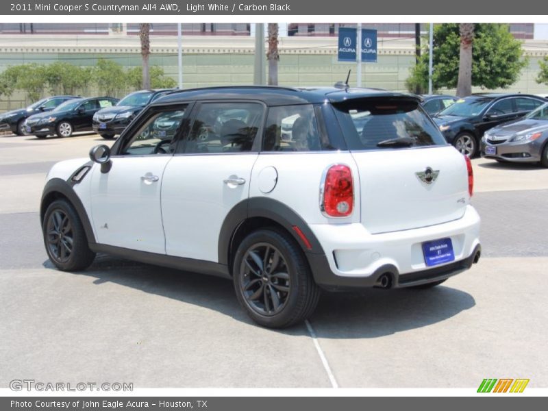 Light White / Carbon Black 2011 Mini Cooper S Countryman All4 AWD