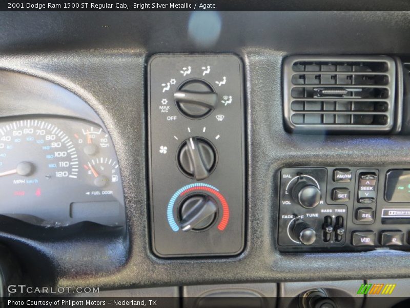 Bright Silver Metallic / Agate 2001 Dodge Ram 1500 ST Regular Cab