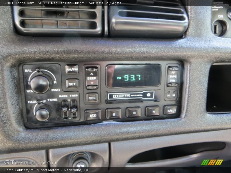 Bright Silver Metallic / Agate 2001 Dodge Ram 1500 ST Regular Cab