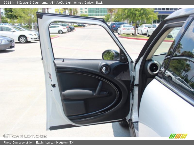 Light White / Carbon Black 2011 Mini Cooper S Countryman All4 AWD