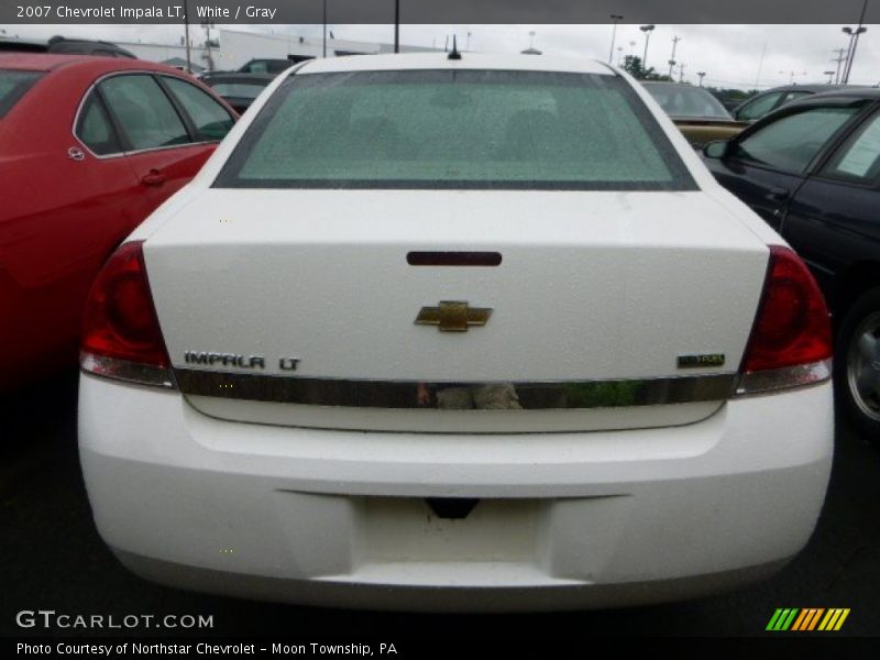 White / Gray 2007 Chevrolet Impala LT