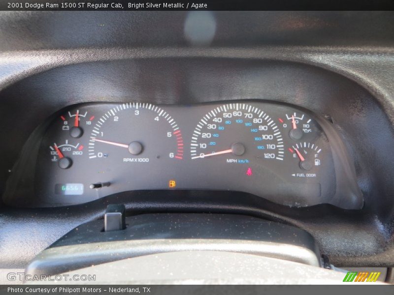 Bright Silver Metallic / Agate 2001 Dodge Ram 1500 ST Regular Cab