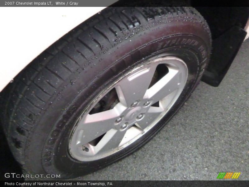 White / Gray 2007 Chevrolet Impala LT