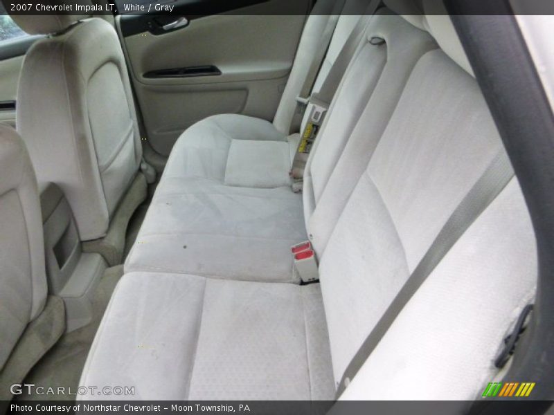 White / Gray 2007 Chevrolet Impala LT