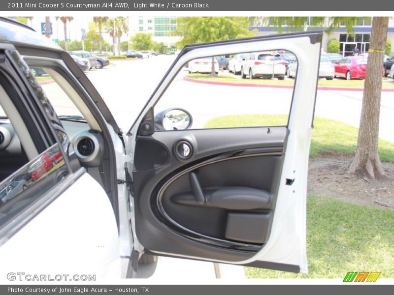 Light White / Carbon Black 2011 Mini Cooper S Countryman All4 AWD