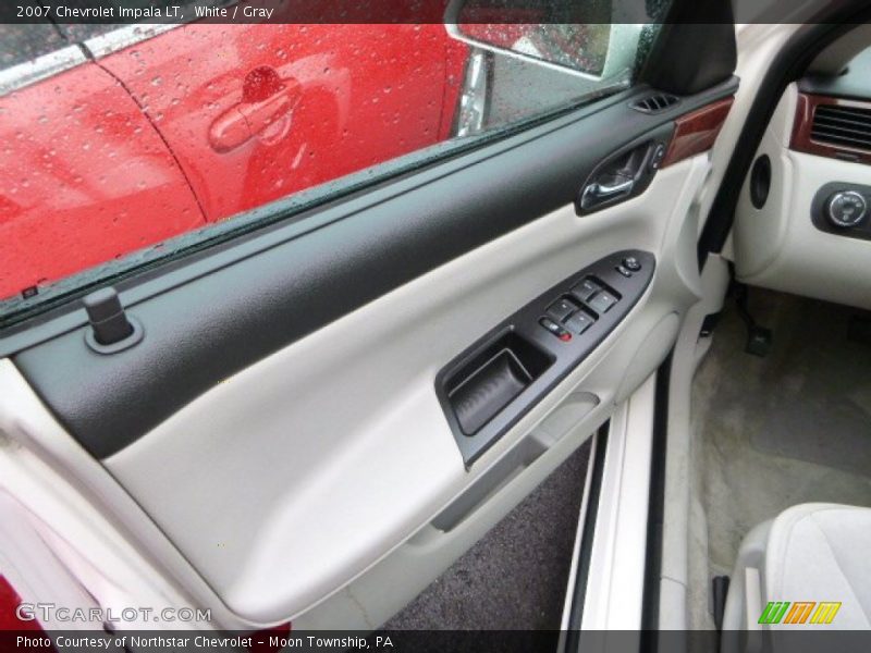 White / Gray 2007 Chevrolet Impala LT