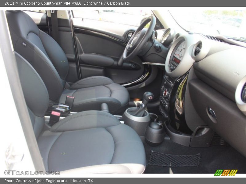 Light White / Carbon Black 2011 Mini Cooper S Countryman All4 AWD