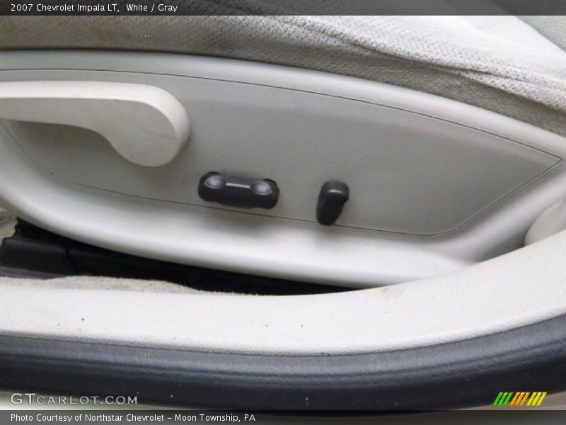White / Gray 2007 Chevrolet Impala LT