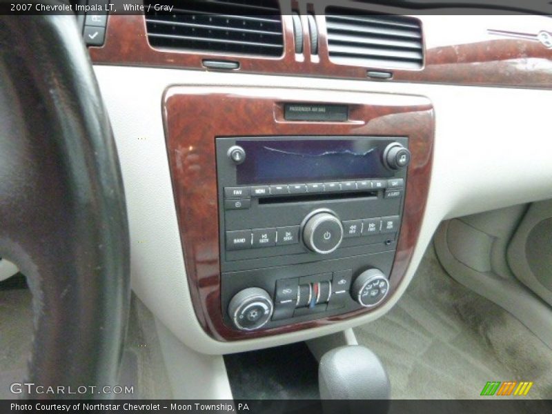 White / Gray 2007 Chevrolet Impala LT
