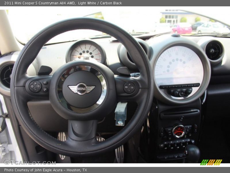 Light White / Carbon Black 2011 Mini Cooper S Countryman All4 AWD