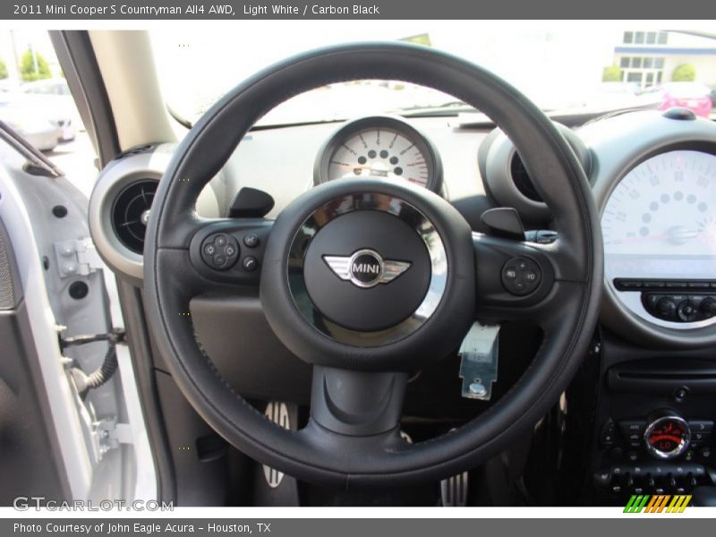 Light White / Carbon Black 2011 Mini Cooper S Countryman All4 AWD